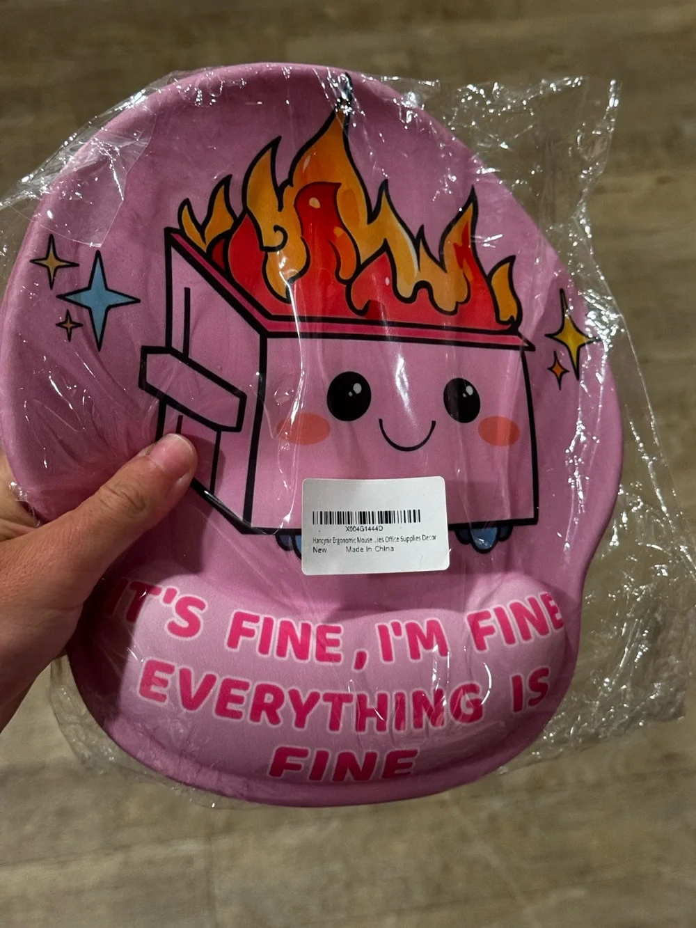 NEW Pink Ergonomic Mouse Pad 